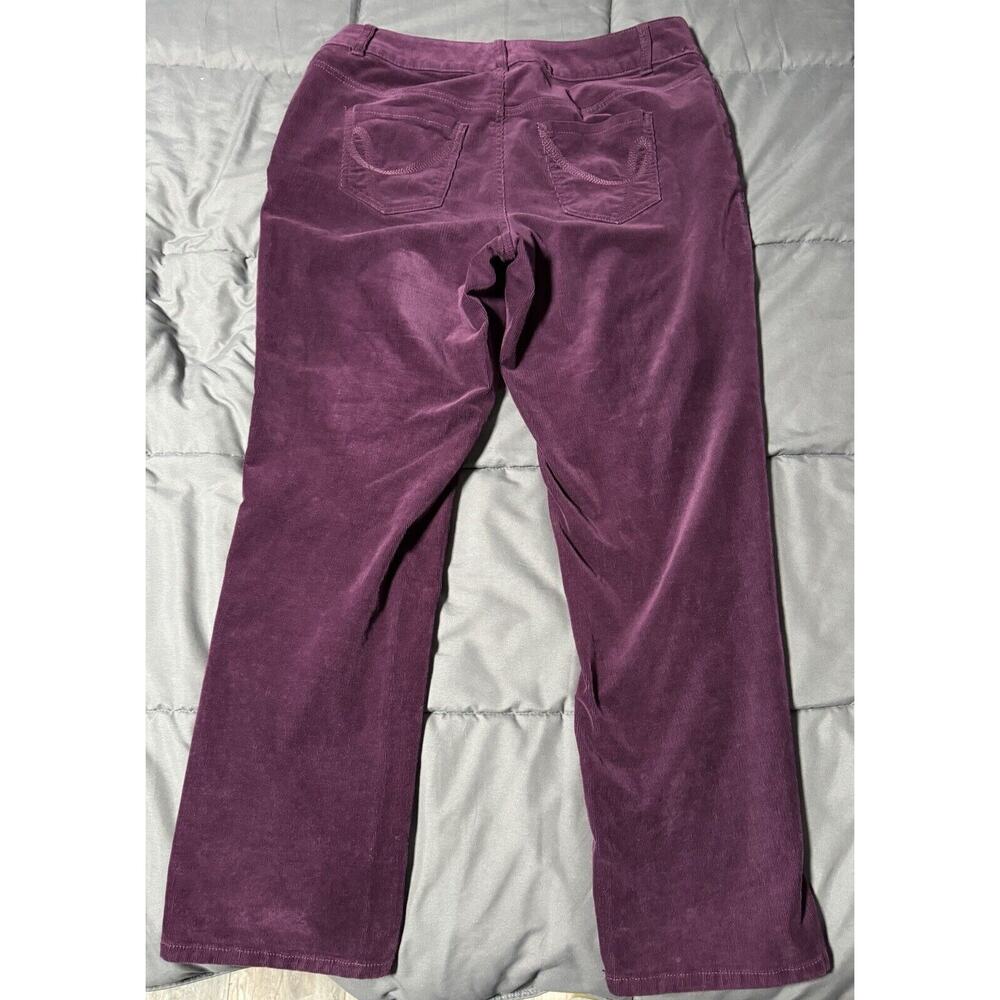 Lane Bryant Purple Corduroy Pants size 14 - Picture 2 of 3